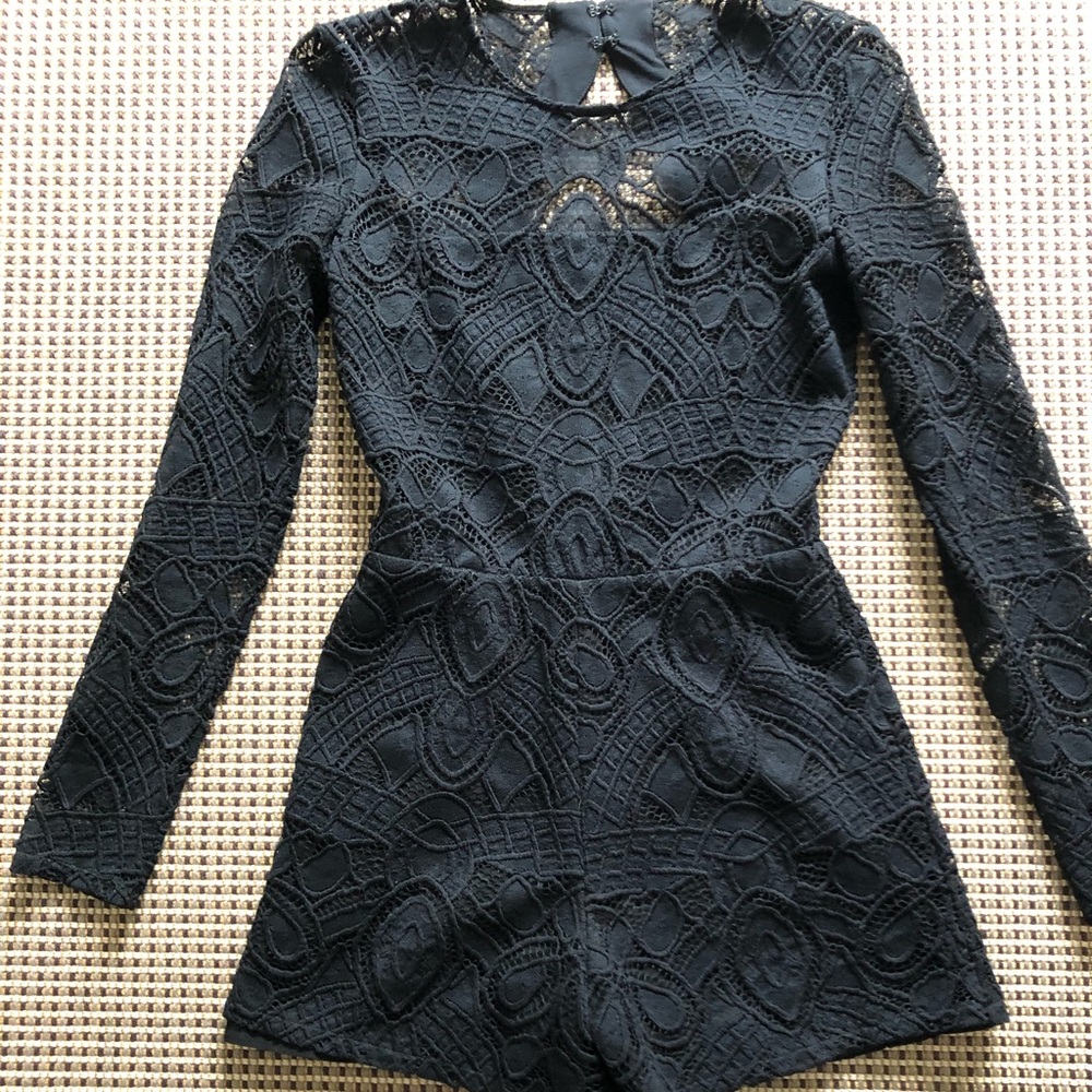 Alexis lace romper